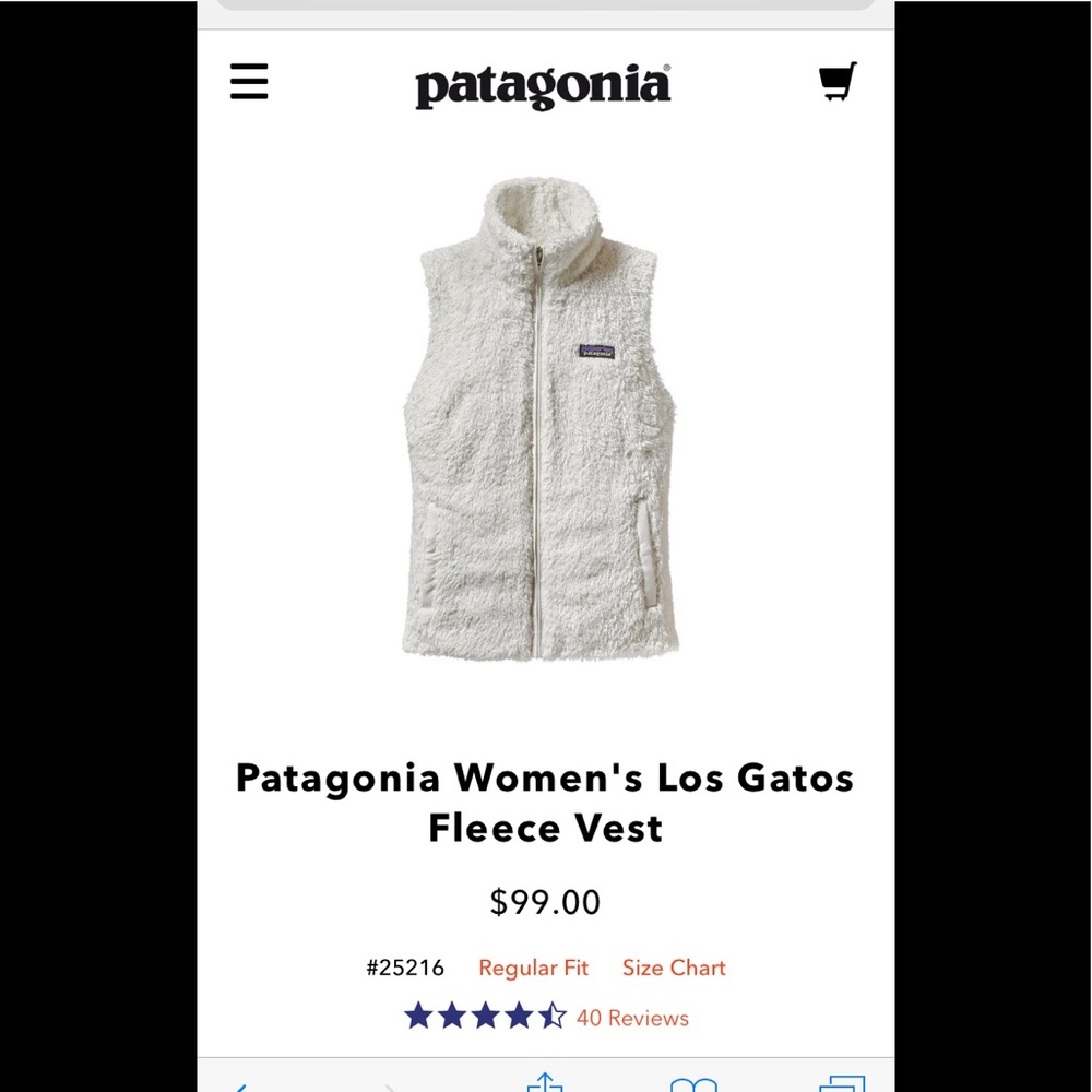Patagonia fleece vest